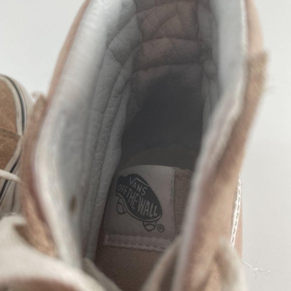 Vans Mauve Pink Suede Old Skool High Top Sneakers - Picture 7 of 10